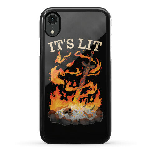 It's Lit Bonfire Phone Case