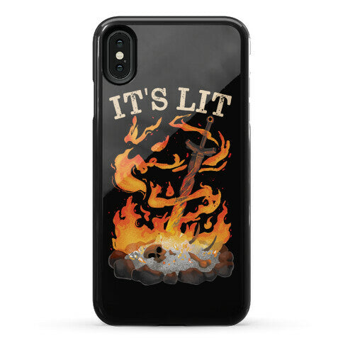 It's Lit Bonfire Phone Case