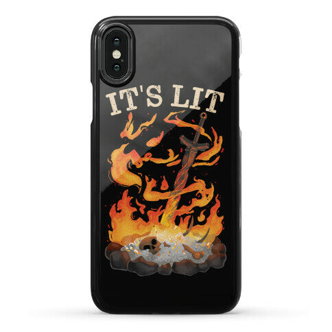 It's Lit Bonfire Phone Case