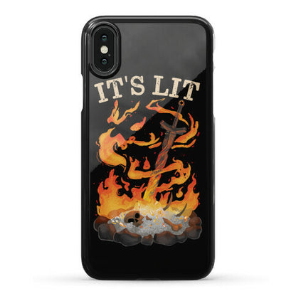 It's Lit Bonfire Phone Case