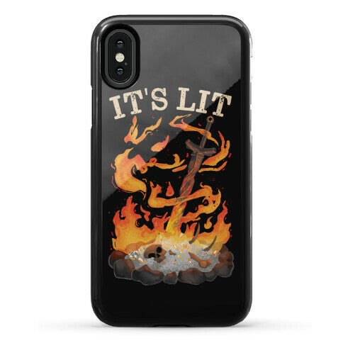 It's Lit Bonfire Phone Case