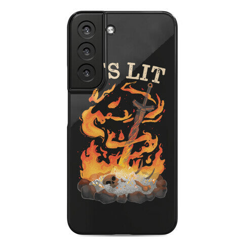 It's Lit Bonfire Phone Case