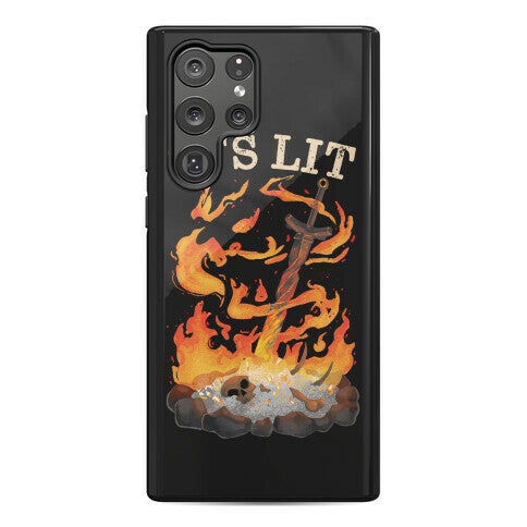 It's Lit Bonfire Phone Case