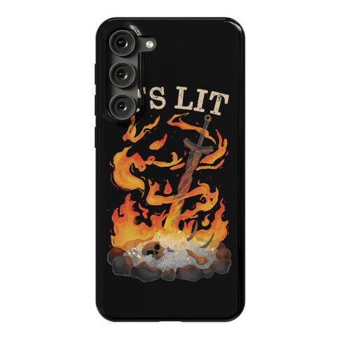 It's Lit Bonfire Phone Case