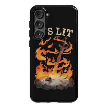 It's Lit Bonfire Phone Case