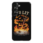 It's Lit Bonfire Phone Case