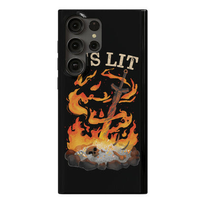 It's Lit Bonfire Phone Case