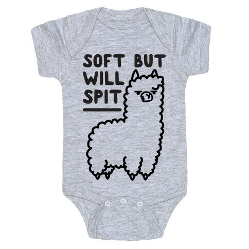 Soft But Will Spit Llama Baby One Piece