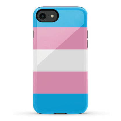 Trans Pride Flag Phone Case