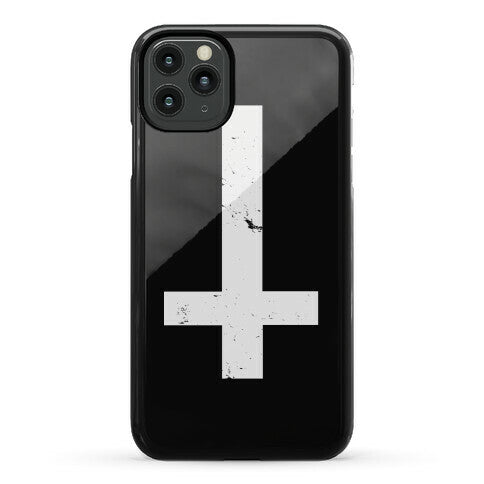 Upside Down Cross Phone Case