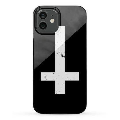 Upside Down Cross Phone Case