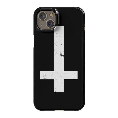 Upside Down Cross Phone Case