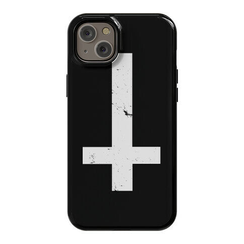 Upside Down Cross Phone Case