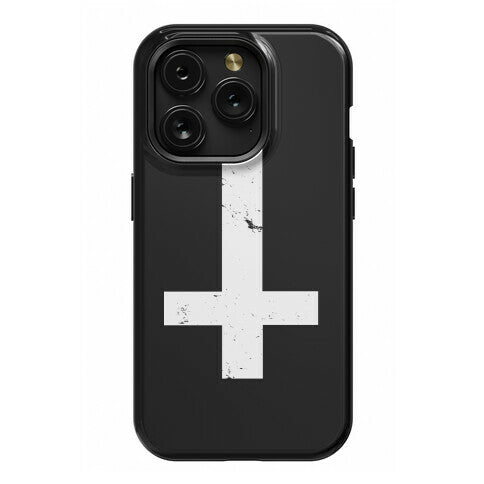 Upside Down Cross Phone Case