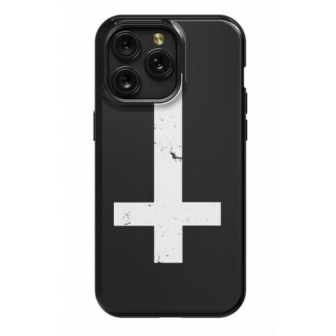 Upside Down Cross Phone Case