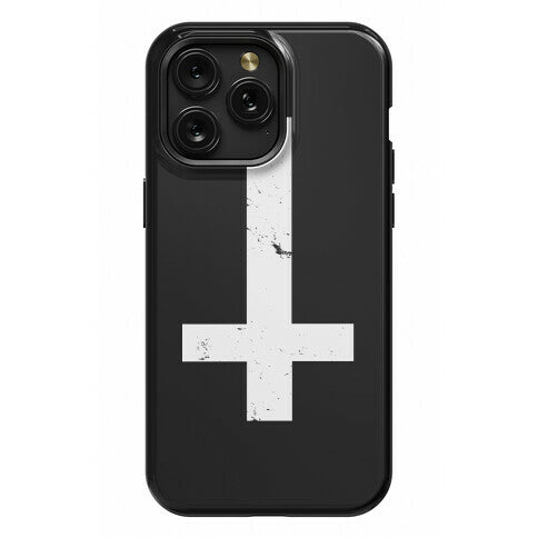 Upside Down Cross Phone Case