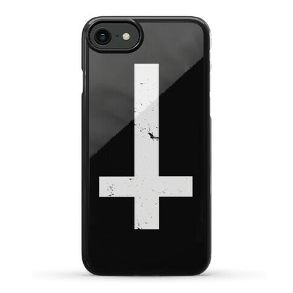 Upside Down Cross Phone Case