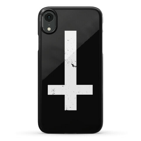 Upside Down Cross Phone Case