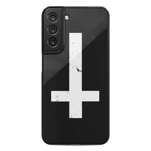 Upside Down Cross Phone Case