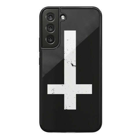 Upside Down Cross Phone Case