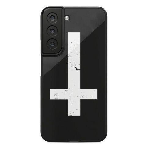 Upside Down Cross Phone Case