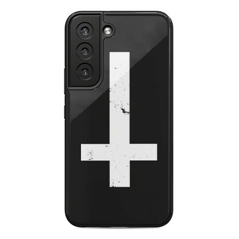 Upside Down Cross Phone Case