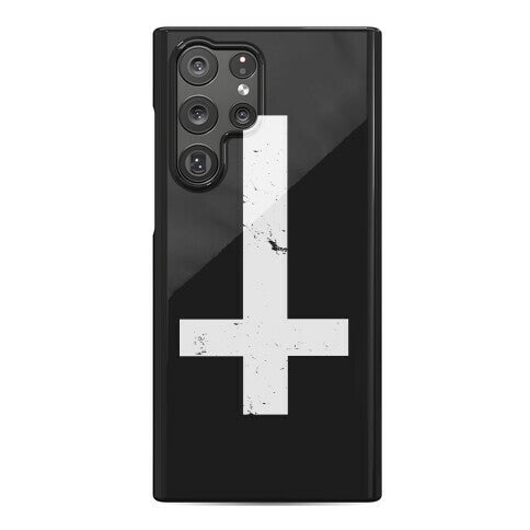 Upside Down Cross Phone Case