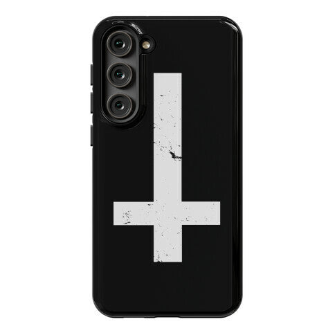 Upside Down Cross Phone Case