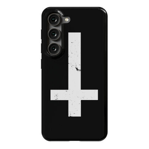 Upside Down Cross Phone Case
