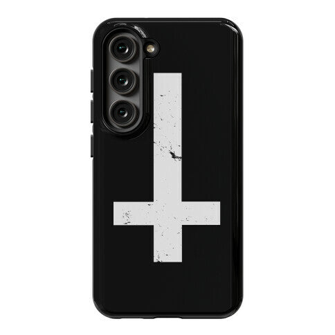 Upside Down Cross Phone Case