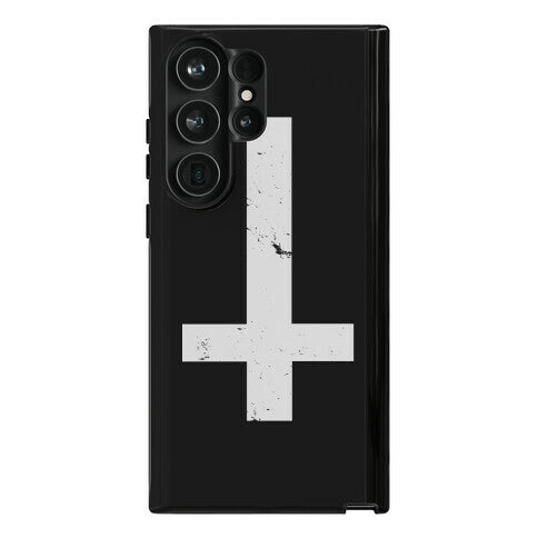 Upside Down Cross Phone Case