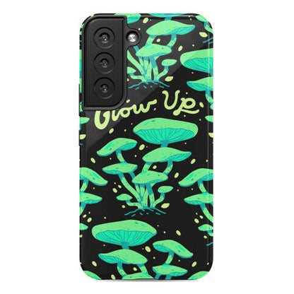 Glow up Bioluminescent Mushrooms Phone Case