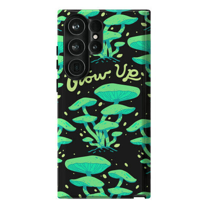 Glow up Bioluminescent Mushrooms Phone Case