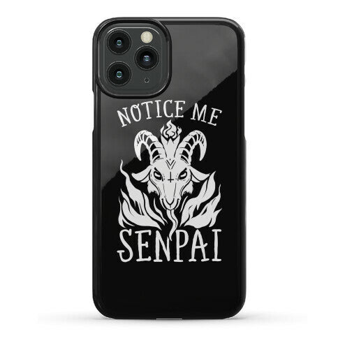 Notice Me Senpai! (Baphomet) Phone Case