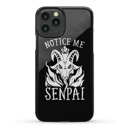 Notice Me Senpai! (Baphomet) Phone Case