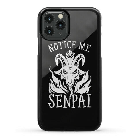 Notice Me Senpai! (Baphomet) Phone Case