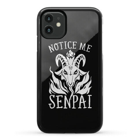 Notice Me Senpai! (Baphomet) Phone Case