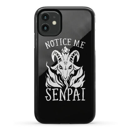 Notice Me Senpai! (Baphomet) Phone Case