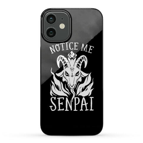 Notice Me Senpai! (Baphomet) Phone Case
