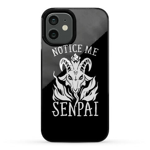Notice Me Senpai! (Baphomet) Phone Case