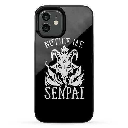 Notice Me Senpai! (Baphomet) Phone Case