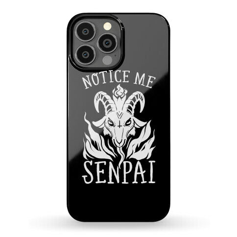 Notice Me Senpai! (Baphomet) Phone Case