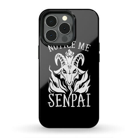 Notice Me Senpai! (Baphomet) Phone Case