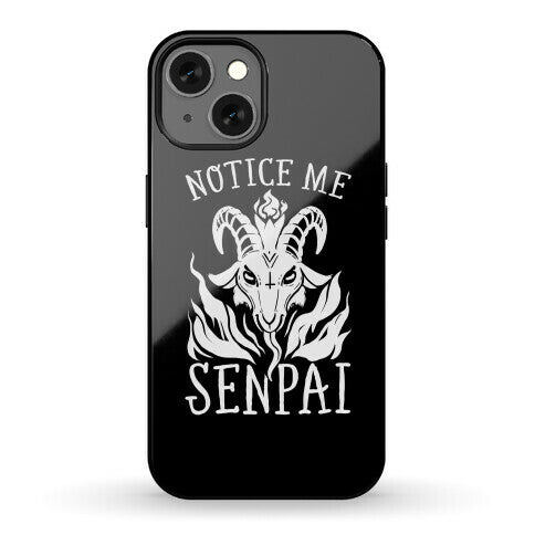 Notice Me Senpai! (Baphomet) Phone Case
