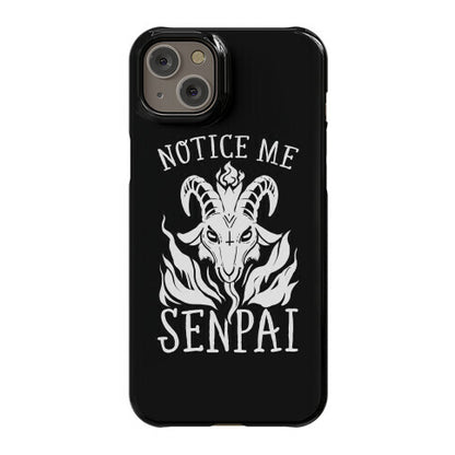 Notice Me Senpai! (Baphomet) Phone Case