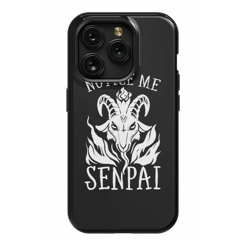 Notice Me Senpai! (Baphomet) Phone Case