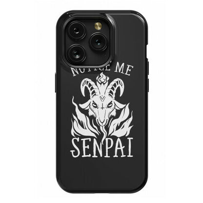 Notice Me Senpai! (Baphomet) Phone Case