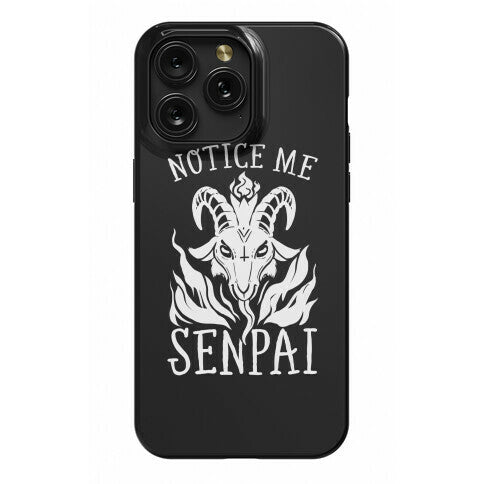 Notice Me Senpai! (Baphomet) Phone Case