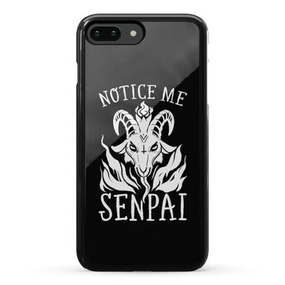 Notice Me Senpai! (Baphomet) Phone Case