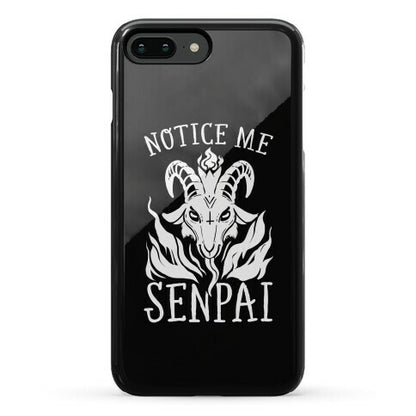 Notice Me Senpai! (Baphomet) Phone Case